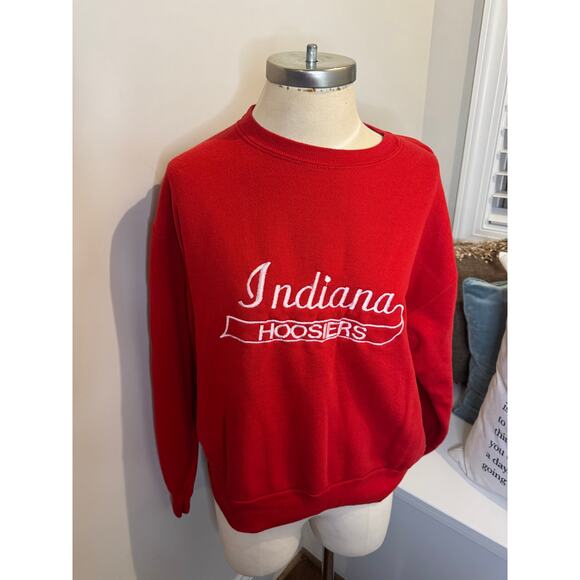 Vintage distressed NCAA Indiana Hoosiers sweatshirt crewneck VERIFY SIZE - Picture 1 of 3